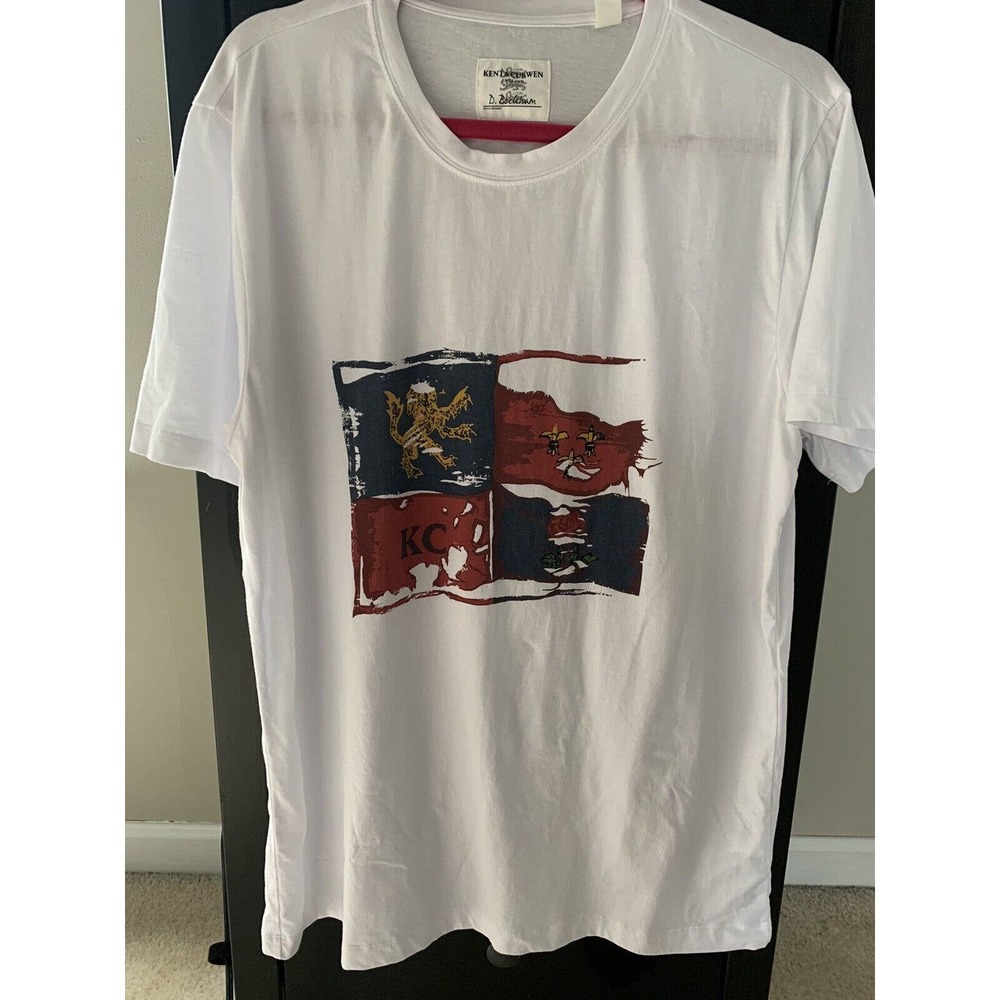 kent and Curwen T Shirt David Beckham England Sz XL